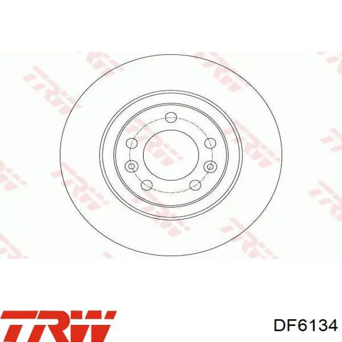 DDF2297C Ferodo disco de freno trasero