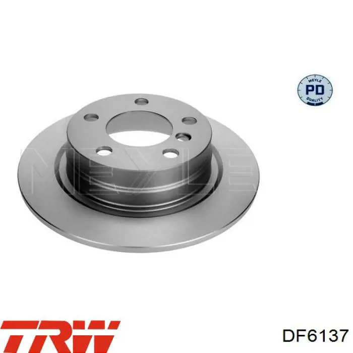 Comprar DF6137 TRW Disco de freno trasero