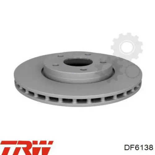 Disco de freno delantero TRW DF6138