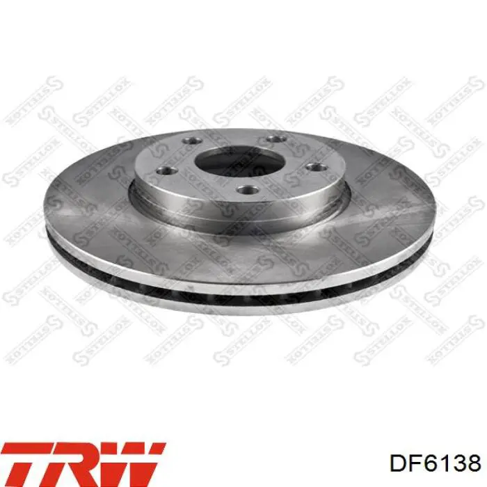 Disco de freno DF6138 TRW
