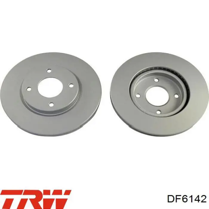 Disco de freno DF6142 TRW