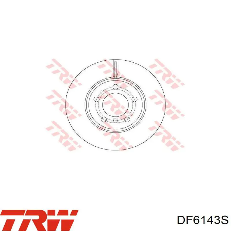 Comprar DF6143S TRW Freno de disco delantero