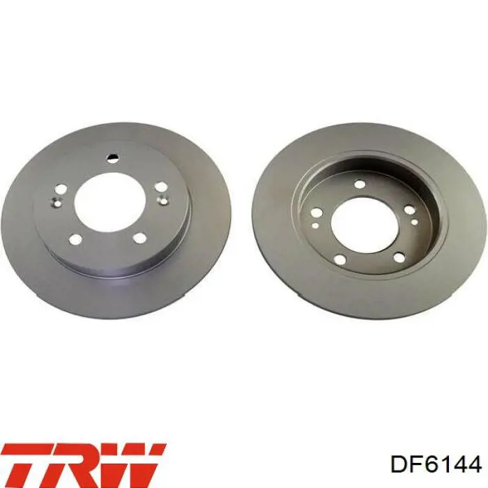 Comprar DF6144 TRW Disco de freno trasero
