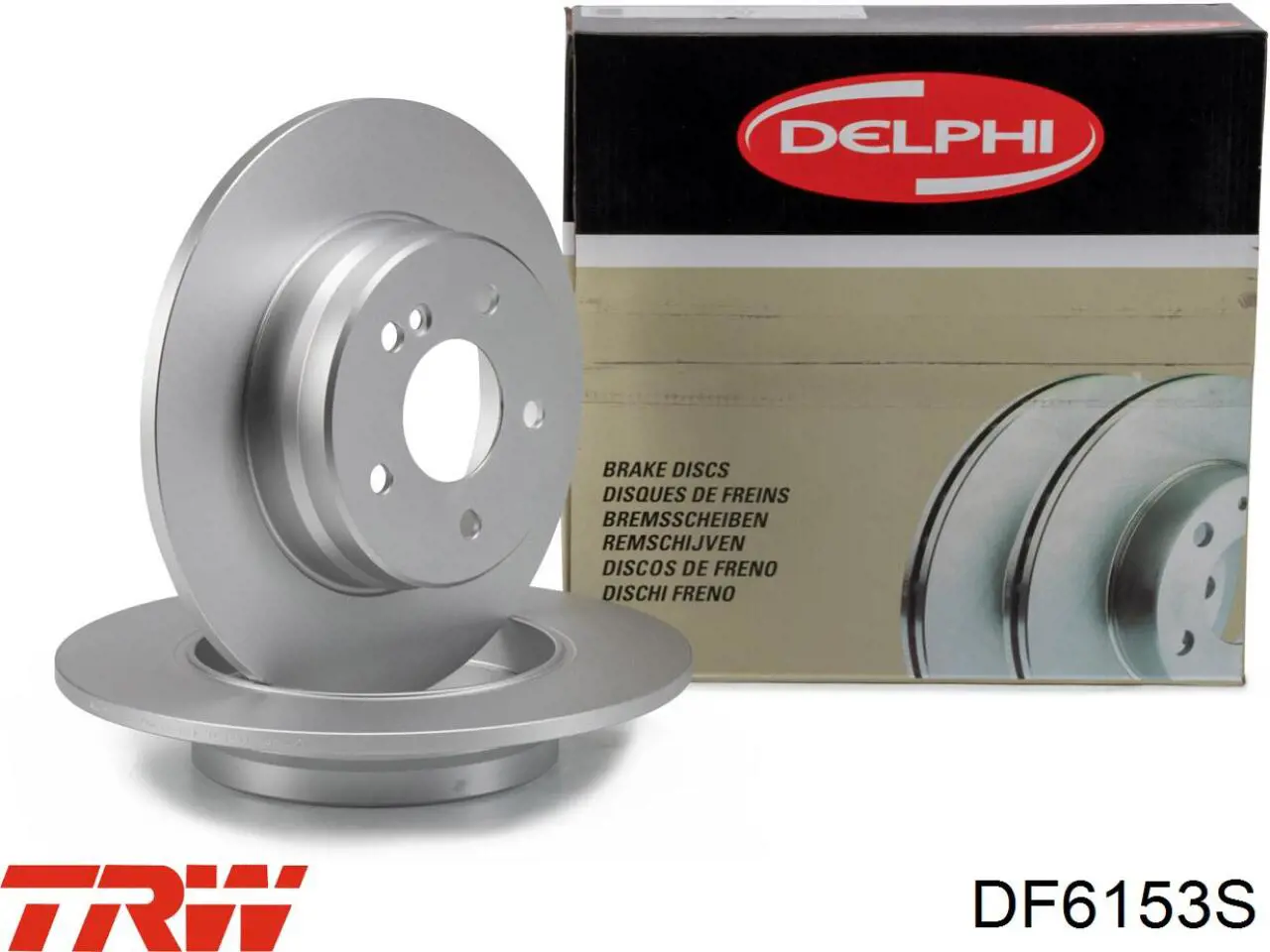Frenos delanteros TRW DF6153S precio, desde 83,56 EUR