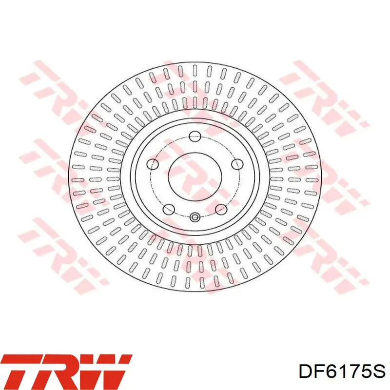 Frenos traseros TRW DF6175S