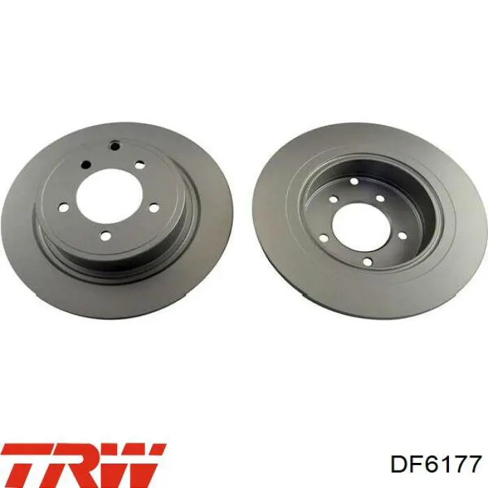Comprar DF6177 TRW Disco de freno trasero