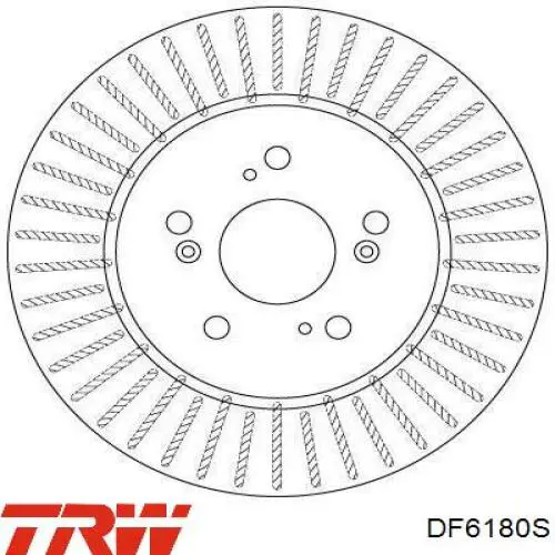 Comprar DF6180S TRW Freno de disco delantero