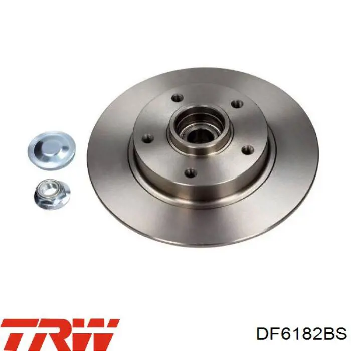 Disco de freno trasero TRW DF6182BS precio, desde 66,83 EUR
