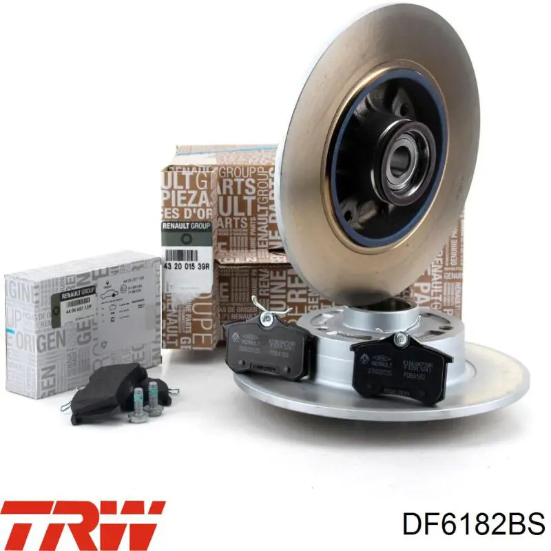 DF6182BS TRW Freno de disco trasero