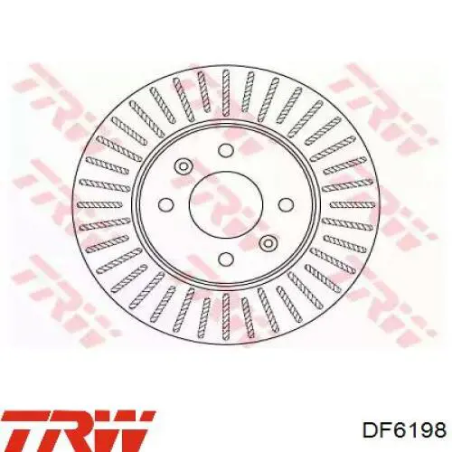 Comprar DF6198 TRW Freno de disco delantero