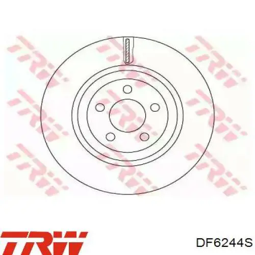 DF6244S TRW freno de disco delantero
