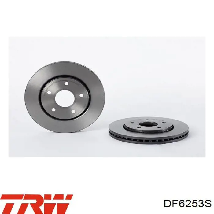 Disco de freno DF6253S TRW