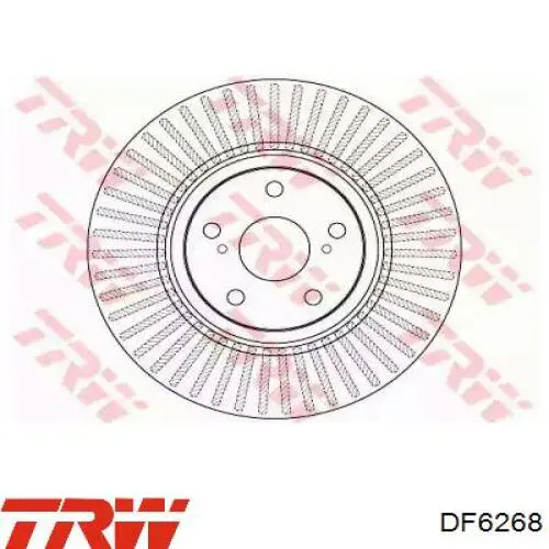 Comprar DF6268 TRW Freno de disco delantero