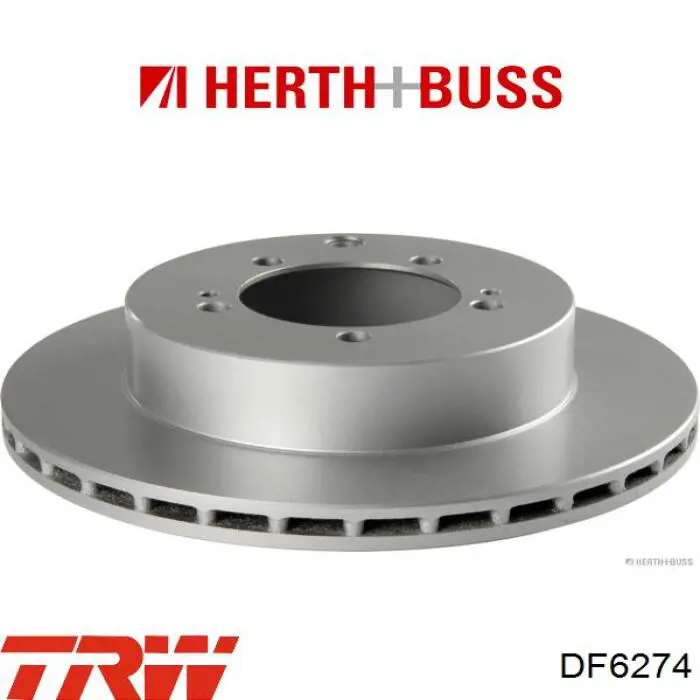 Comprar DF6274 TRW Disco de freno trasero