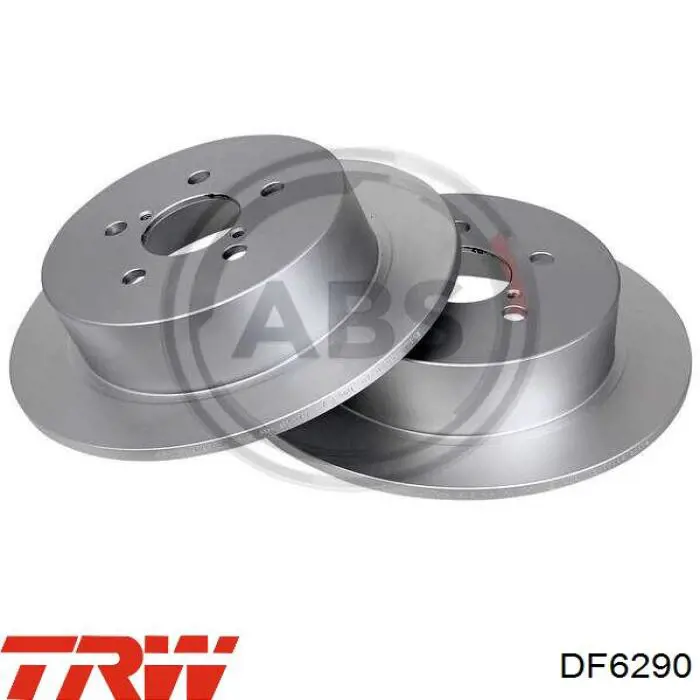 Comprar DF6290 TRW Disco de freno trasero
