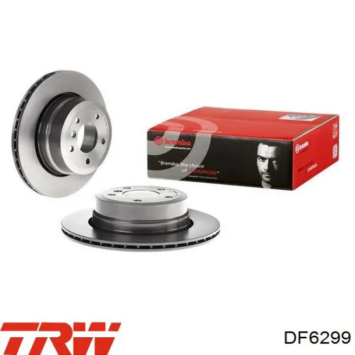 Frenos traseros TRW DF6299