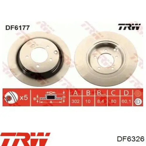 Comprar CD7763S Bremsi Disco de freno trasero