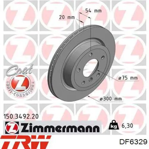 Frenos traseros ABS 18250