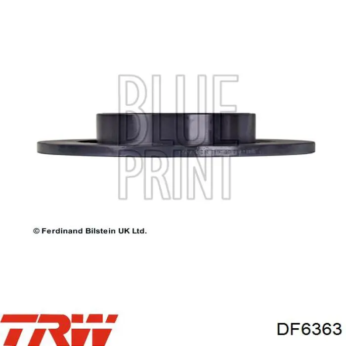 Comprar DF6363 TRW Disco de freno trasero
