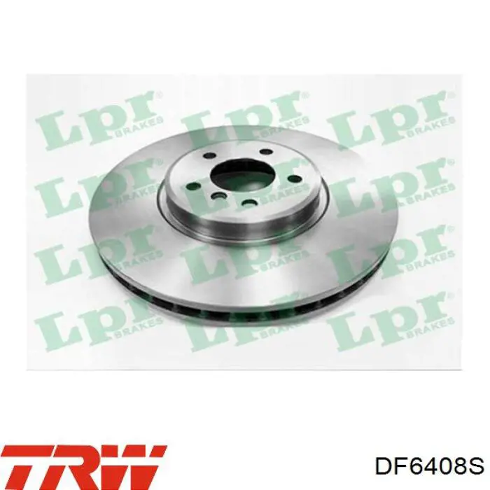 Disco de freno DF6408S TRW