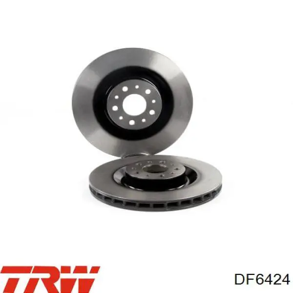 Disco de freno DF6424 TRW