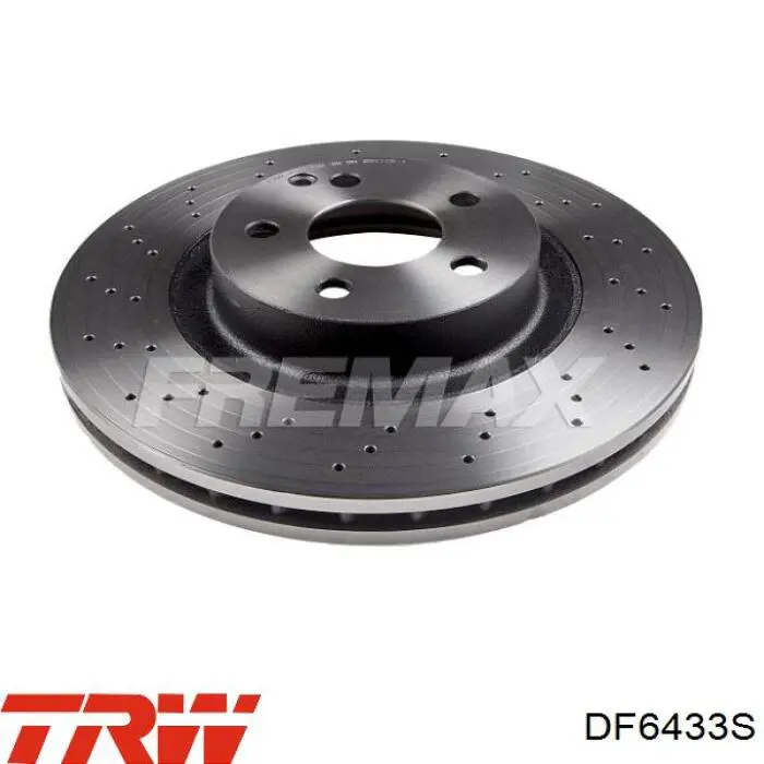 Disco de freno delantero TRW DF6433S