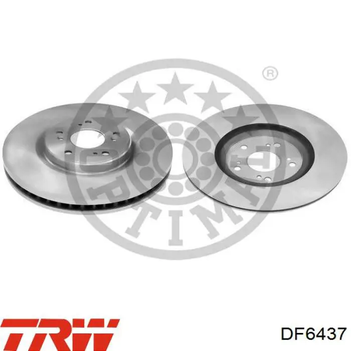 Comprar DF6437 TRW Freno de disco delantero