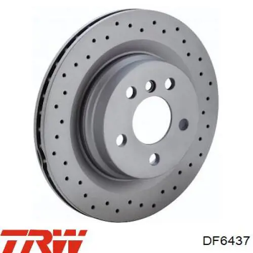 Disco de freno DF6437 TRW