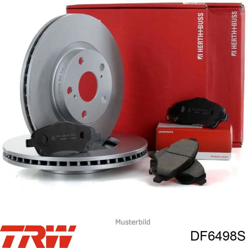 Disco de freno DF6498S TRW
