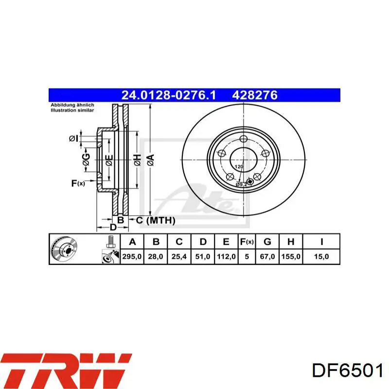 DF6501 TRW Discos
