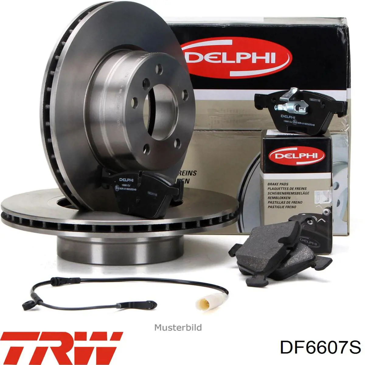 ADB114379 Blue Print Freno de disco trasero
