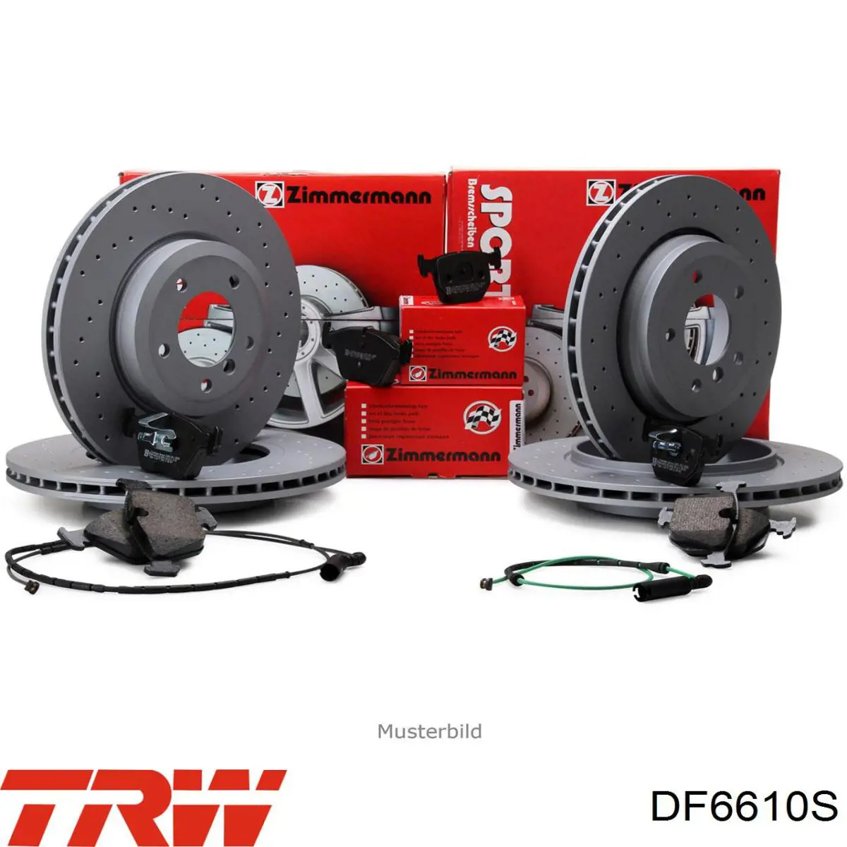 DF6610S TRW Freno de disco trasero