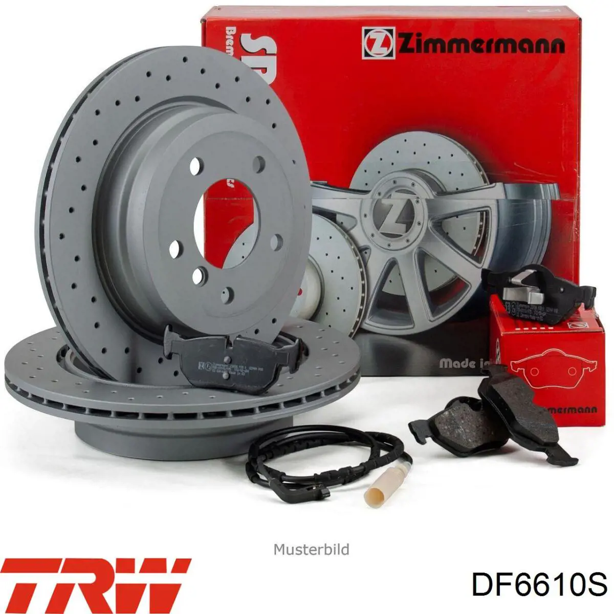 Comprar DF6610S TRW Disco de freno trasero
