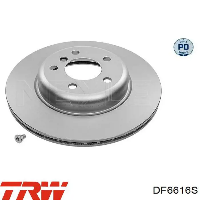 Disco de freno DF6616S TRW
