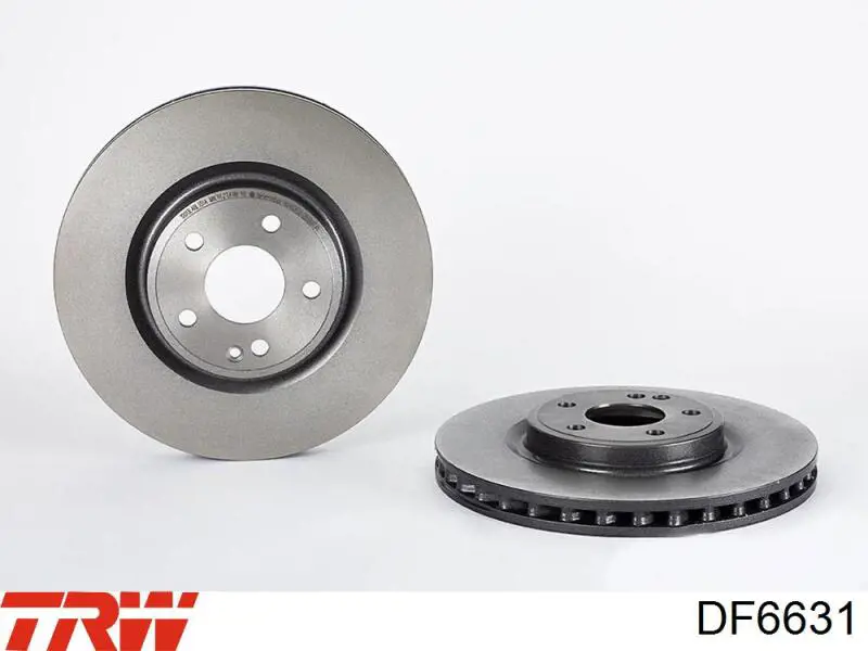 Disco de freno DF6631 TRW