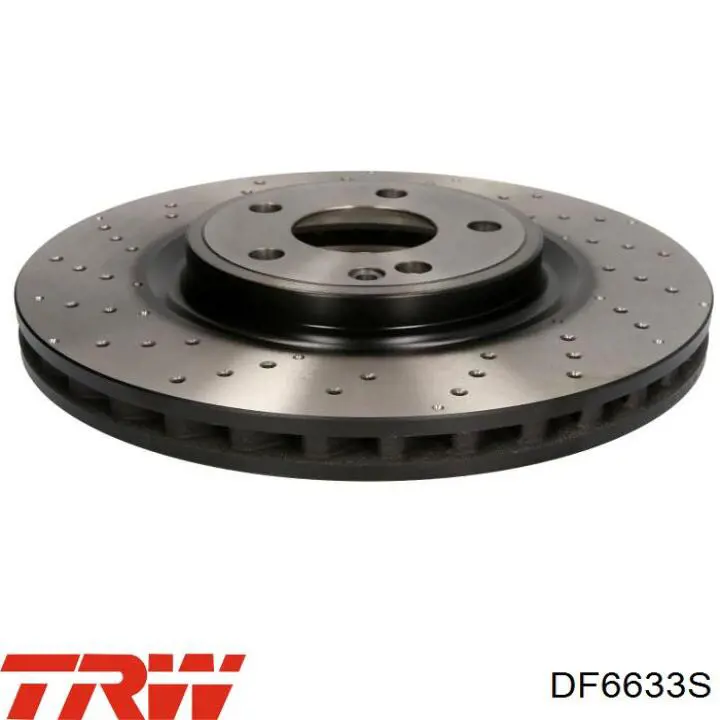 Disco de freno DF6633S TRW
