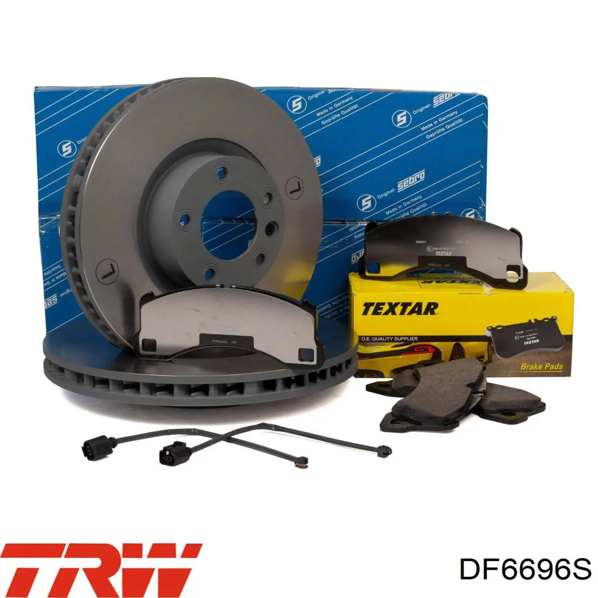 Disco de freno DF6696S TRW