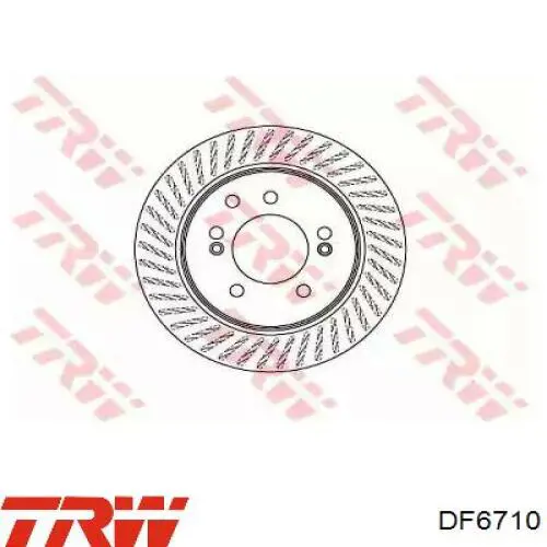 Disco de freno trasero TRW DF6710 precio, desde 65,94 EUR