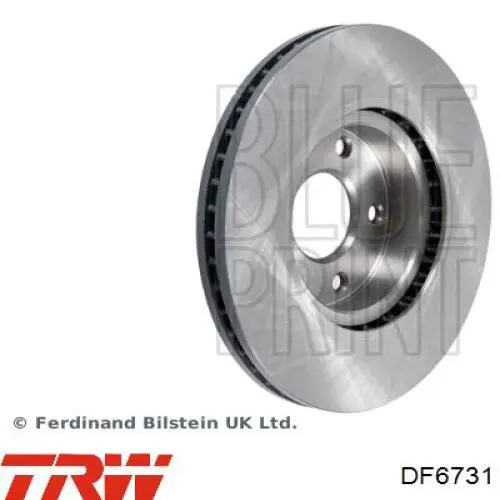 Disco de freno DF6731 TRW