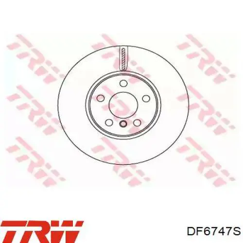 Comprar DF6747S TRW Freno de disco delantero