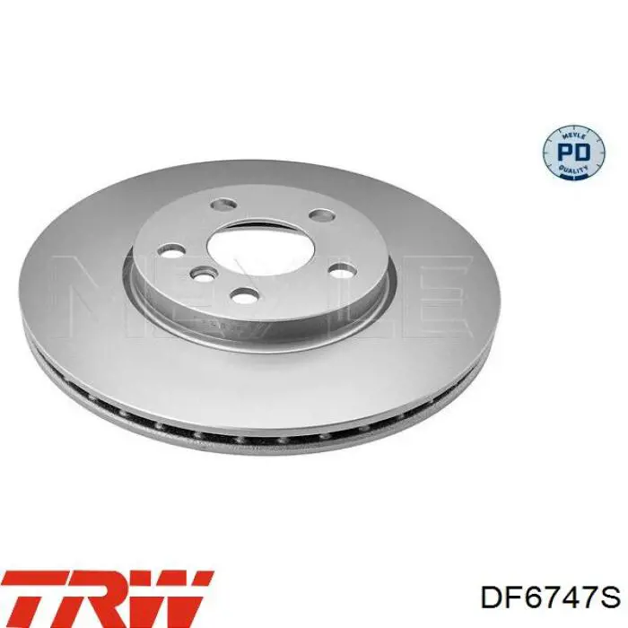 Disco de freno DF6747S TRW