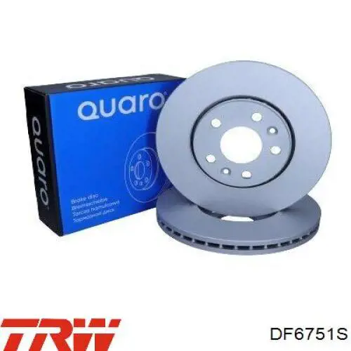 Frenos delanteros TRW DF6720S precio, desde 68,29 EUR