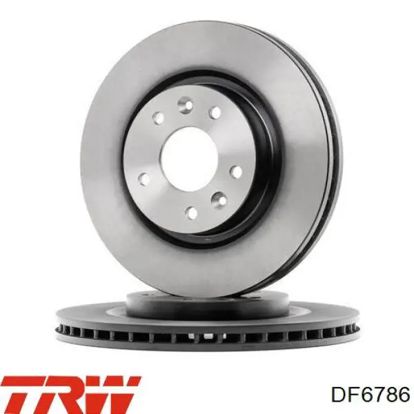 Comprar DF6786 TRW Freno de disco delantero