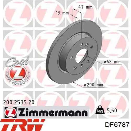 DF6787 TRW Discos