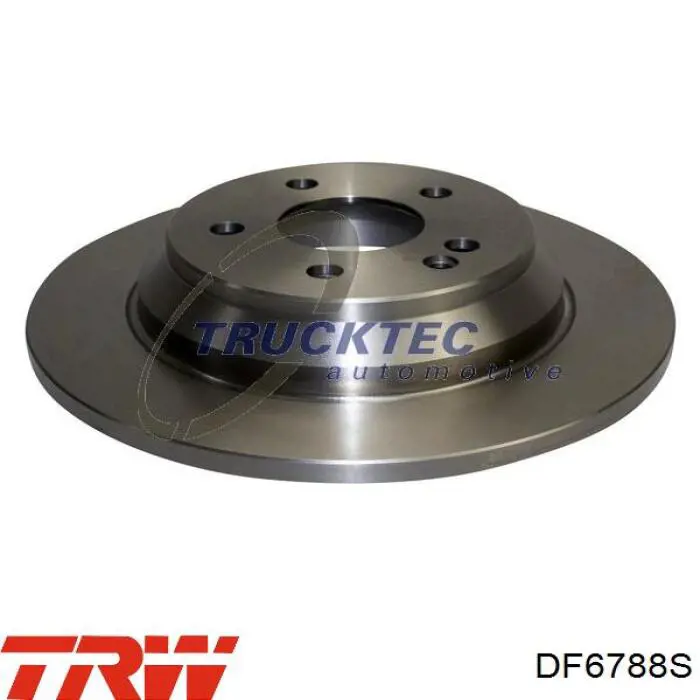 Disco de freno trasero TRW DF6788S precio, desde 38,60 EUR