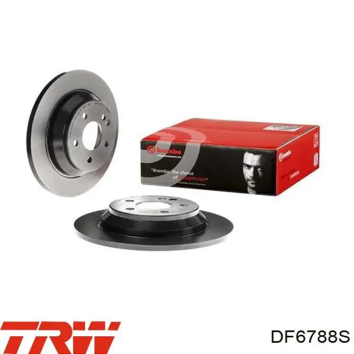 Comprar DF6788S TRW Disco de freno trasero