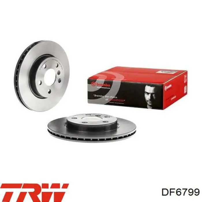 Comprar DF6799 TRW Freno de disco delantero