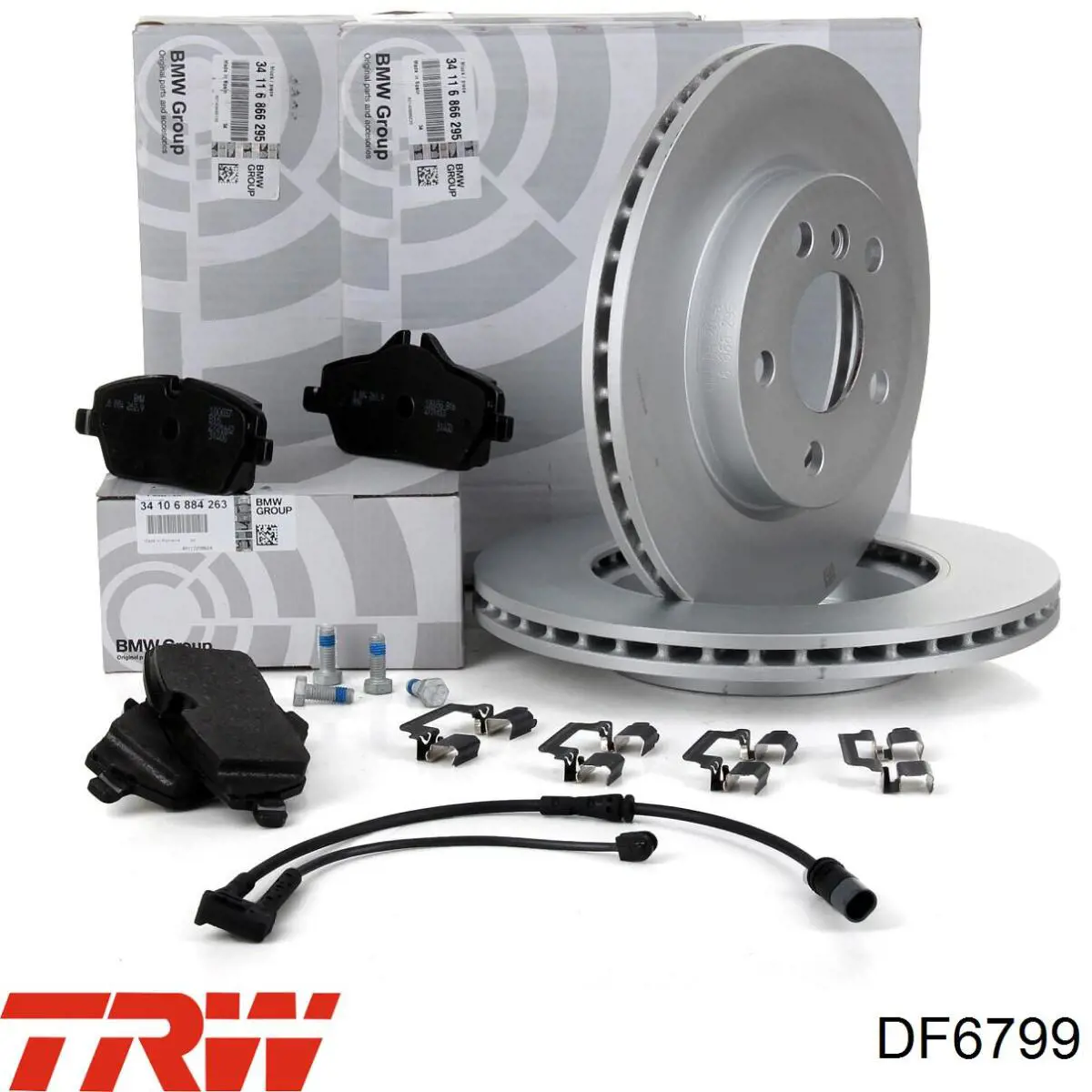 Frenos delanteros TRW DF6799 precio, desde 39,20 EUR