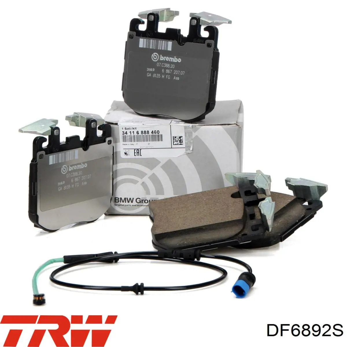 Comprar DF6892S TRW Disco de freno trasero