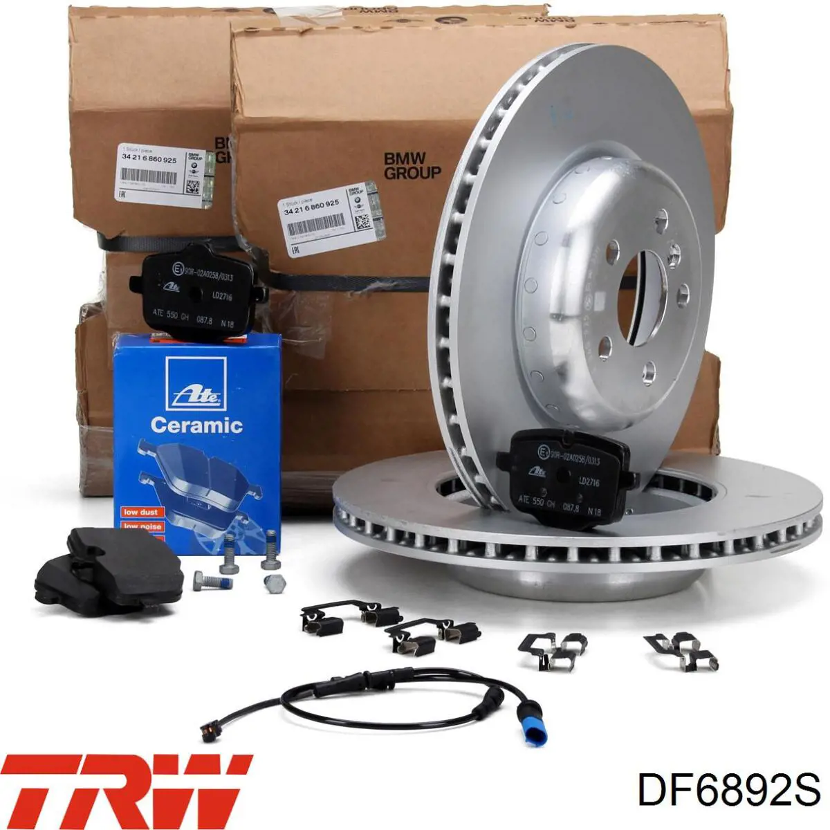 Disco de freno trasero TRW DF6892S precio, desde 113,44 EUR